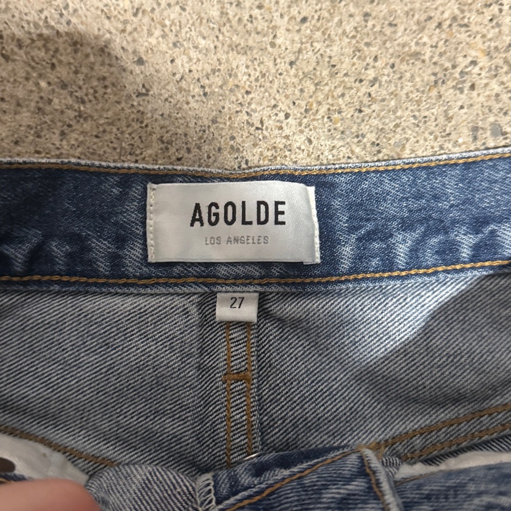 Agolde Riley Denim Short - Picture 2 of 4